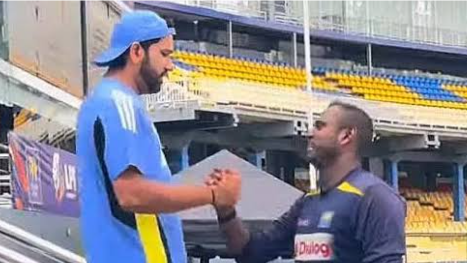 Rohit Sharma Pays Tribute to Angelo Mathews Ahead of His Final Test