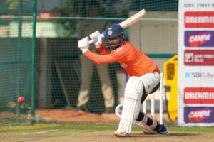 Shreyas Iyer in the nets