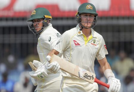 Australian batters Usman Khawaja and Marnus Labuschagne