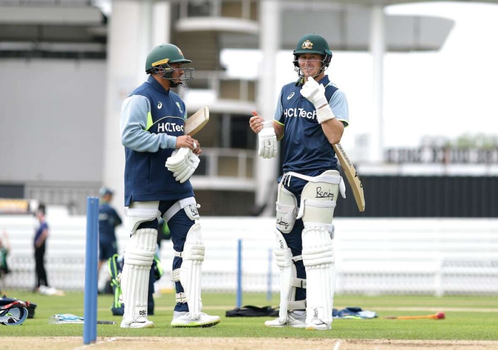 Usman Khawaja and Marnus Labuschagne