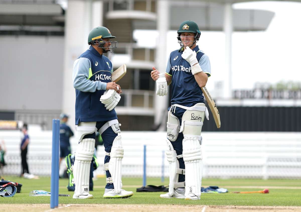 Usman Khawaja and Marnus Labuschagne (PC: X)