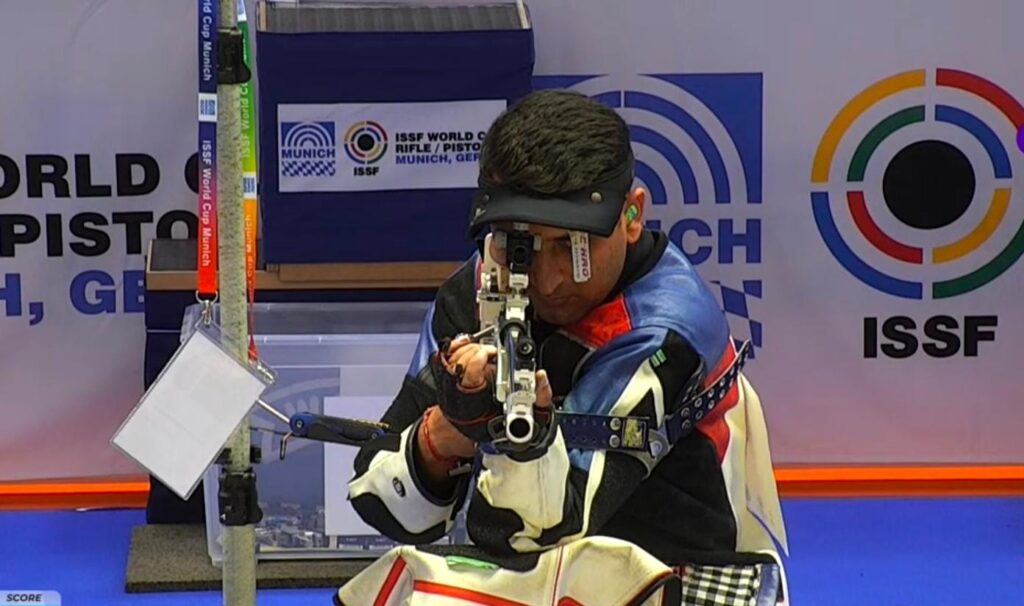Indian Shooters Fall Short in Men’s 50m 3P at ISSF World Cup Munich