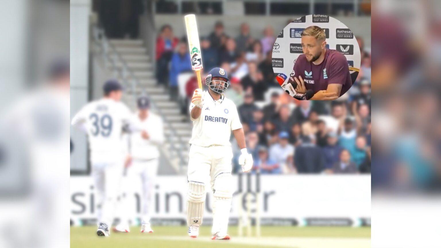 “He’s sometimes exciting, sometimes unsettling.” – Chris Woakes on Rishabh Pant