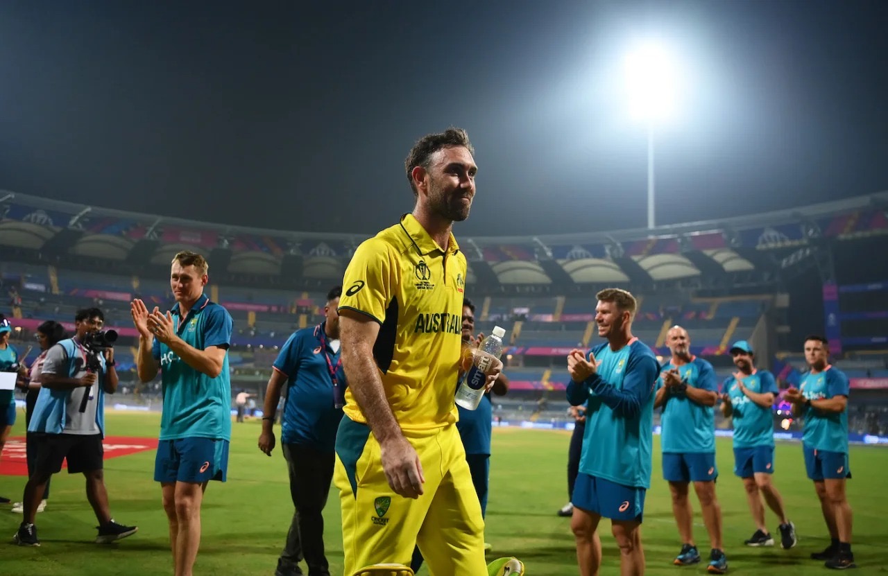 Glenn Maxwell vs Afghanistan, ICC ODI World Cup 2023 (PC: ICC)