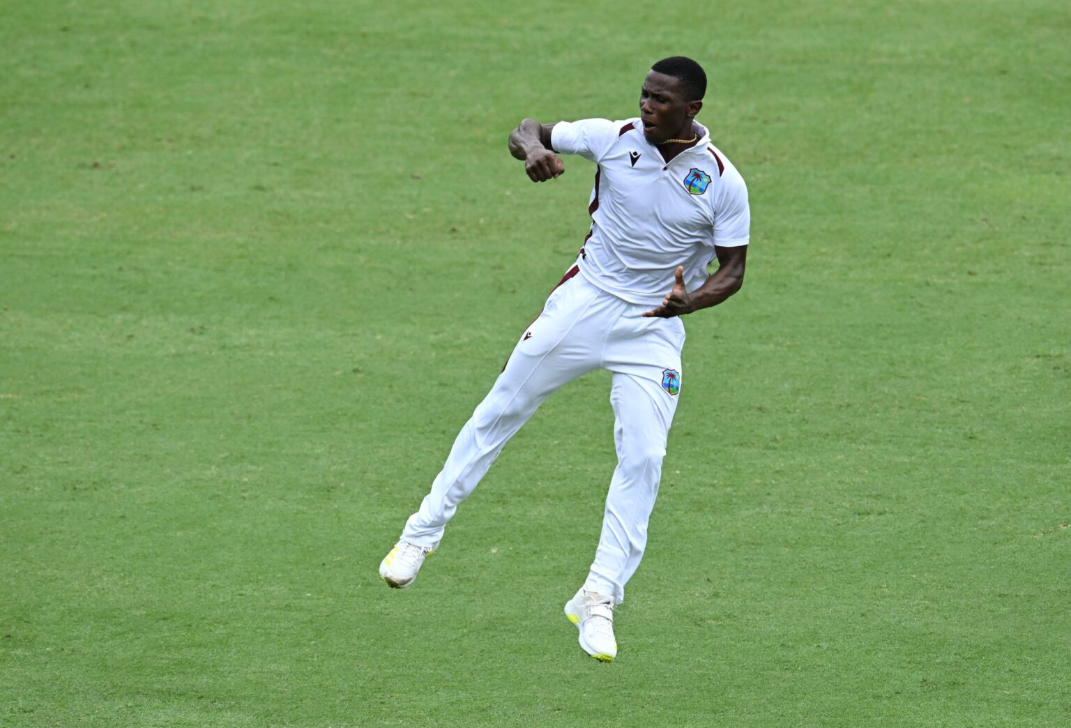 WI vs AUS: Shamar Joseph Rattles Australian Top-Order Removes Sam Konstas, Khawaja and Green