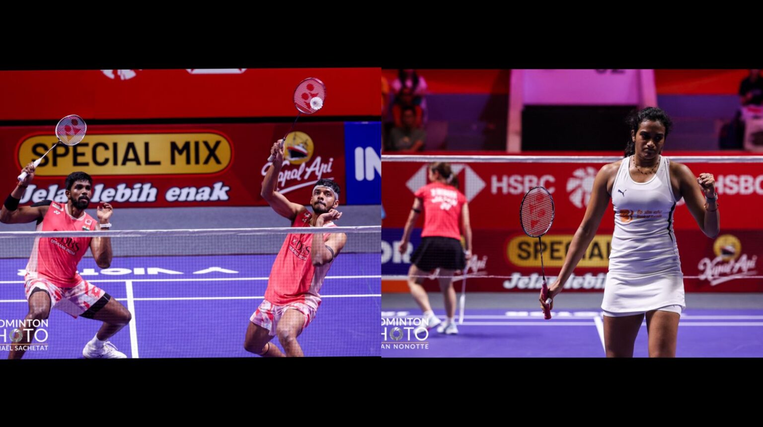 Indonesia Open S1000: Sat-Chi and Sindhu Storm Into Last 16; Lakshya, Prannoy Bow Out Early