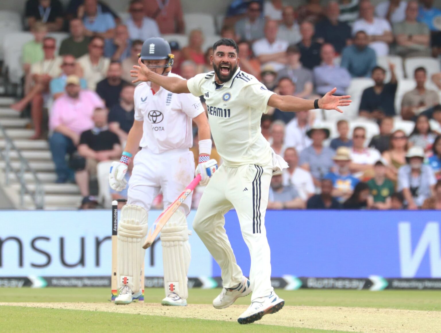 Mohammed Siraj in Leeds
