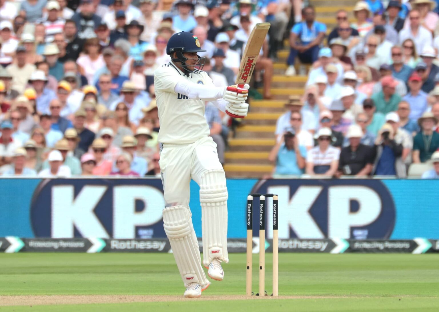 ENG vs IND: Gill Turns Vaughan’s Doubts into Praise with Record-Breaking 269 at Edgbaston Shubman Gill at Edgbaston (PC: Debasis Sen)