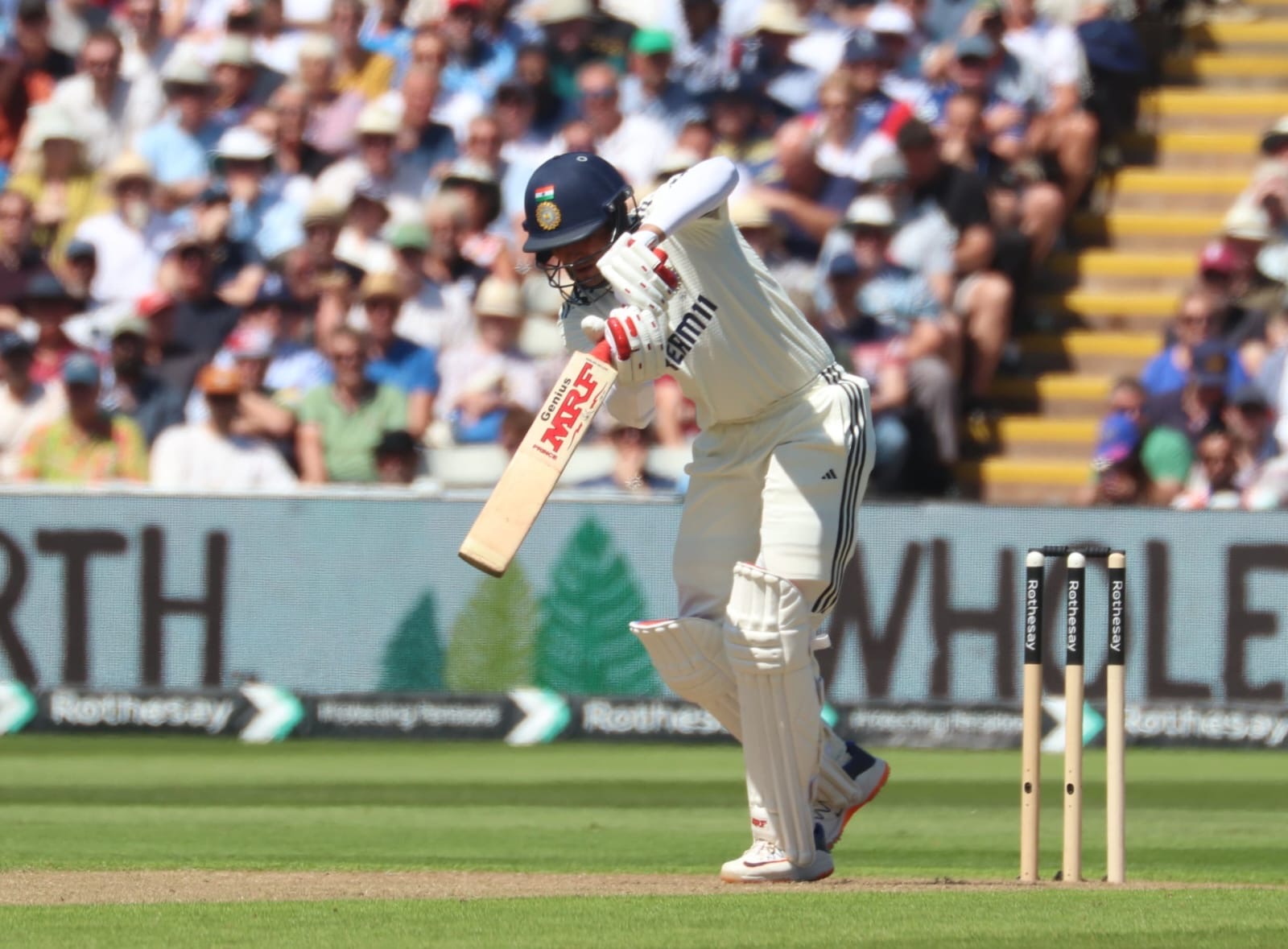 Shubman Gill at Edgbaston (PC: Debasis Sen)
