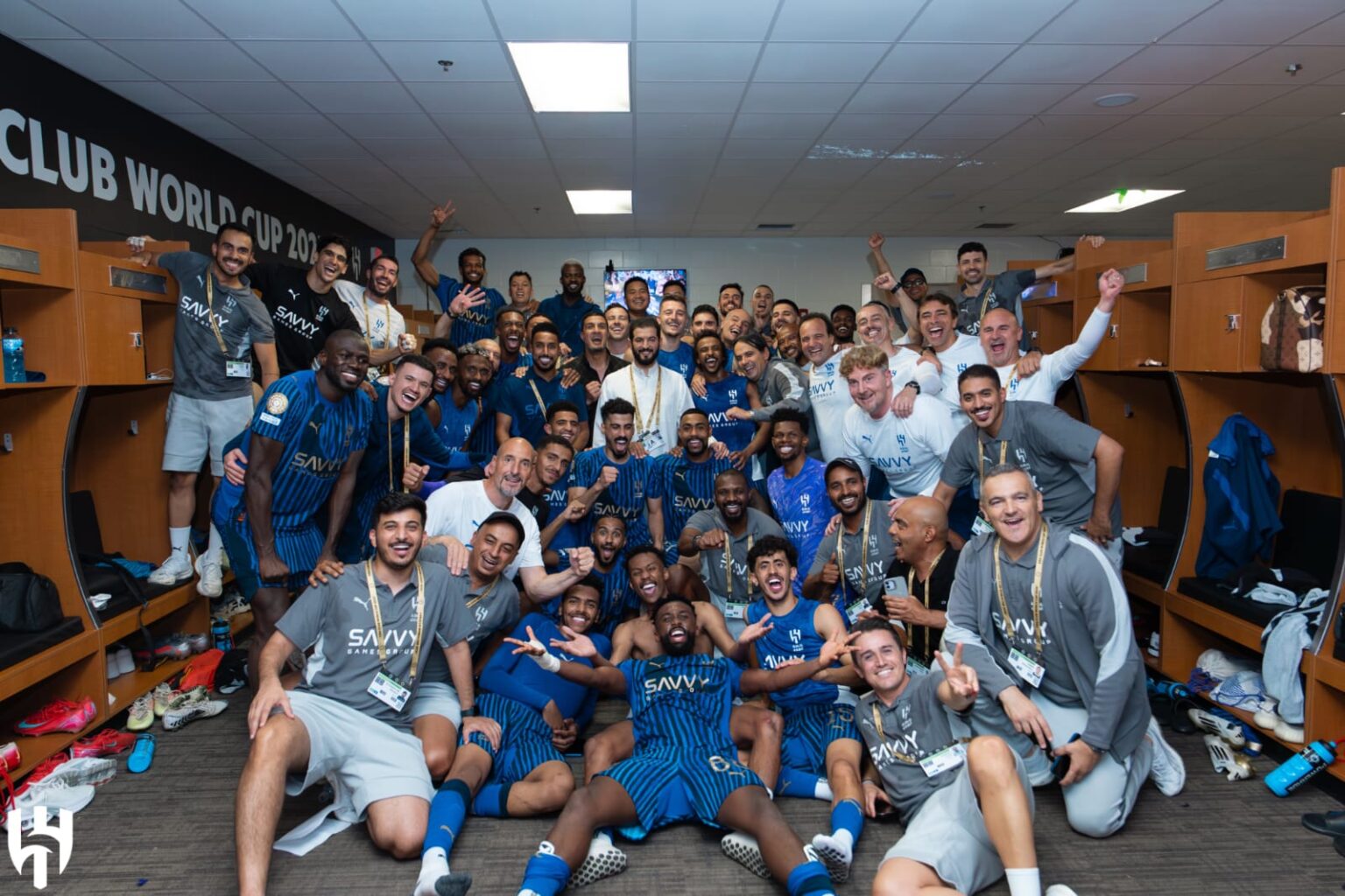 Al-Hilal after defeating Man City