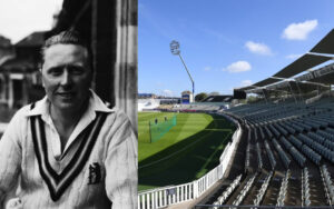 Iconic Eric Hollies Stand, named after former England cricketer William Eric Hollies