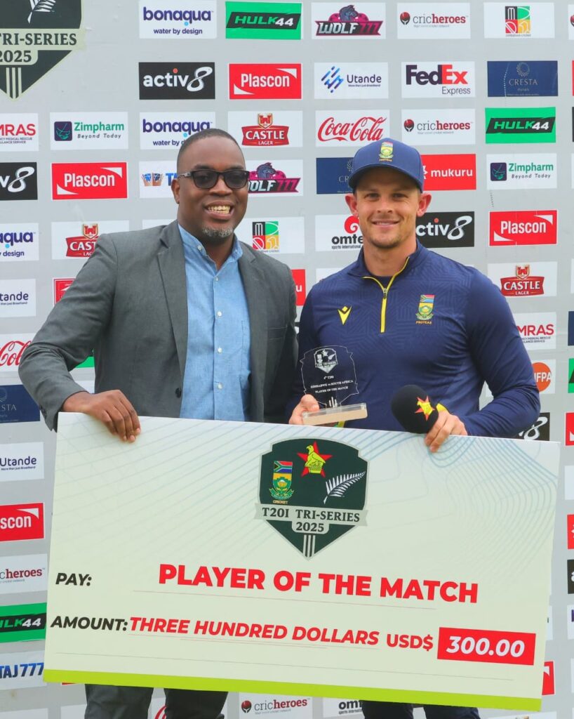 Hermann, Rassie Power South Africa to Win Over Zimbabwe, Seal Final Spot Against New Zealand Hermann