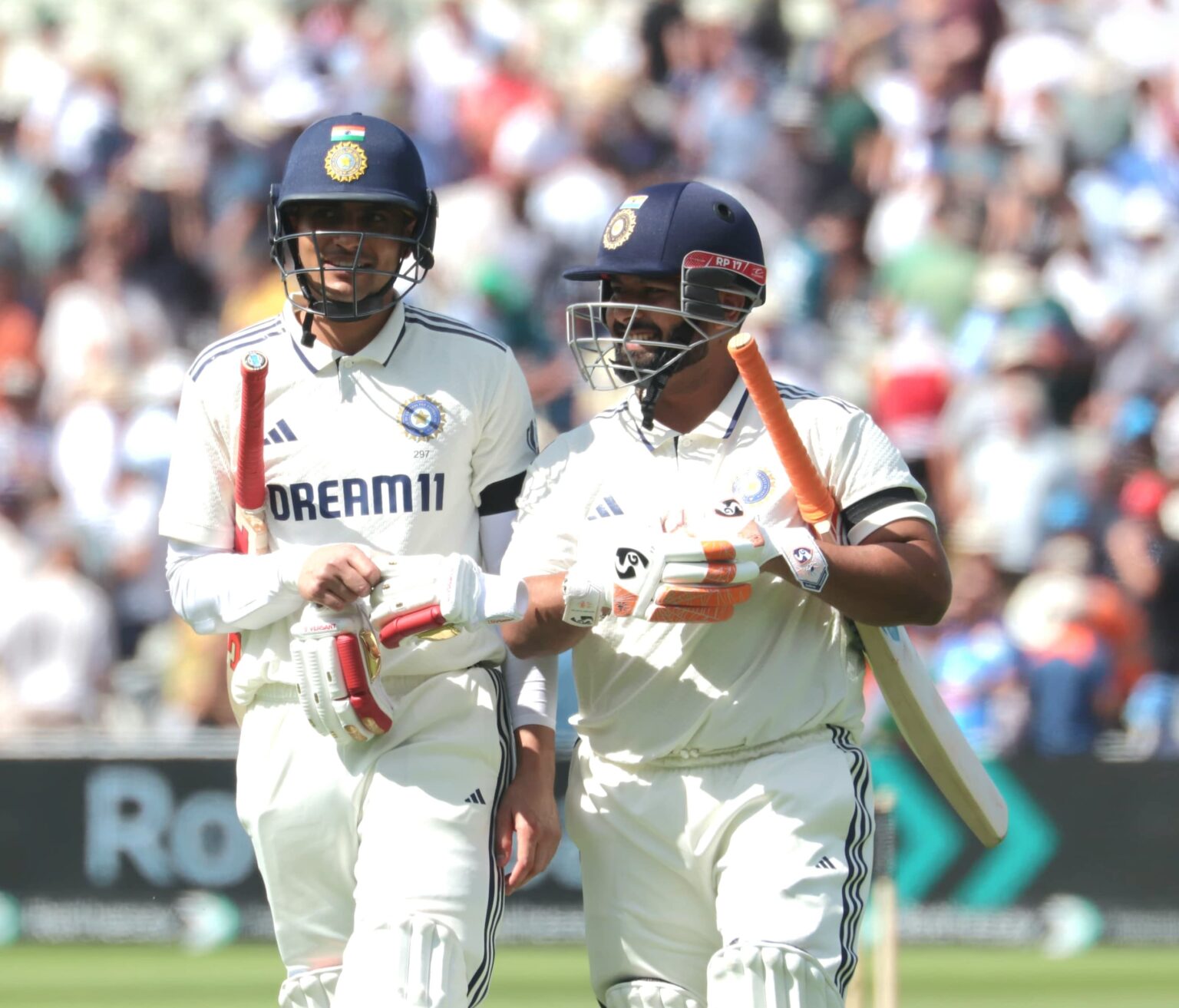 ENG vs IND, 2nd Test: Stuart Broad in Awe of Shubman Gill’s Composed Century Shubman Gill with Rishabh Pant