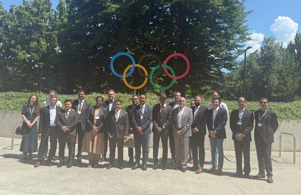 A senior Indian delegation at the Olympic Capital, by participating in the International Olympic Committee’s (IOC) “Continuous Dialogue” initiative