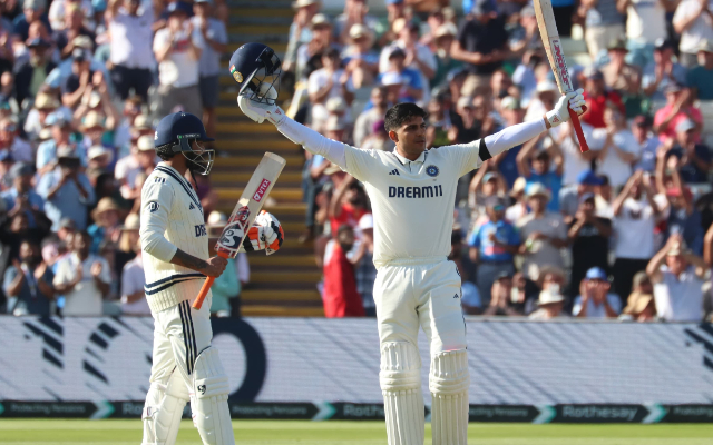 Shubman Gill holds fort to ensure that India don’t lose the plot at Edgbaston Shubman Gill after century in Edgbaston