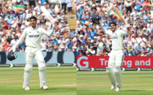 Shubman Gill after his double century at Edgbaston