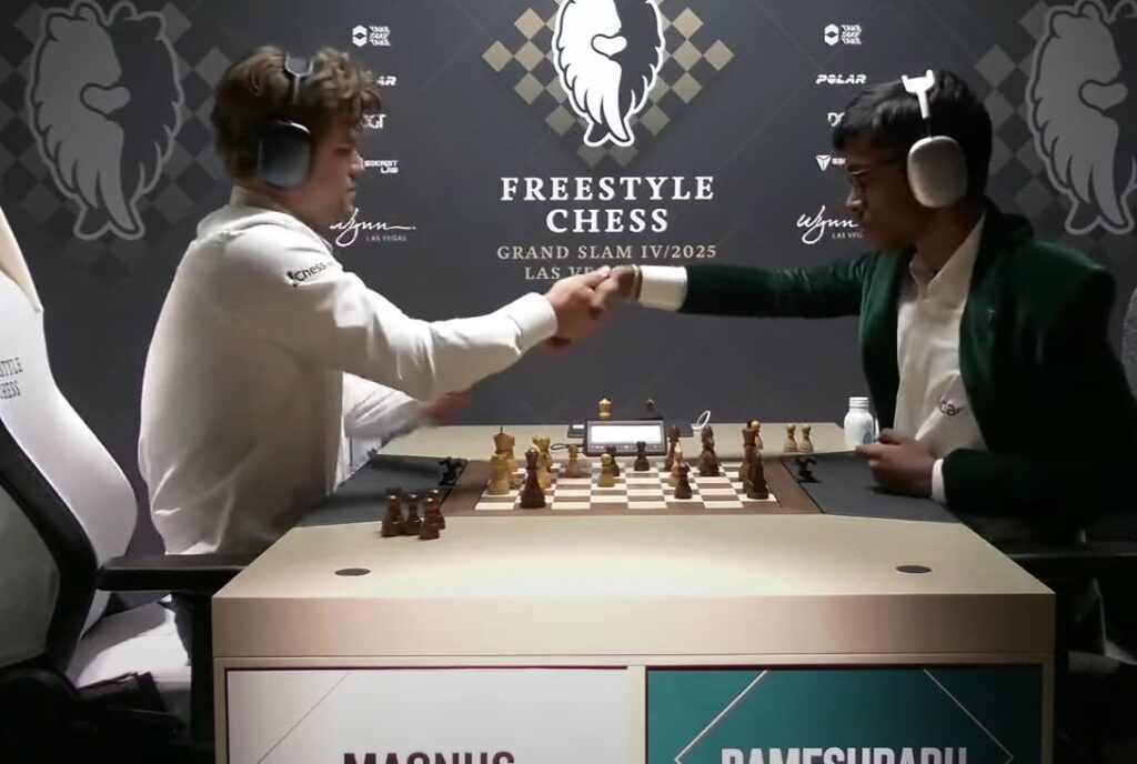 Second victory in three days for Praggnanandhaa against Magnus Carlsen Carlsen_Pragg