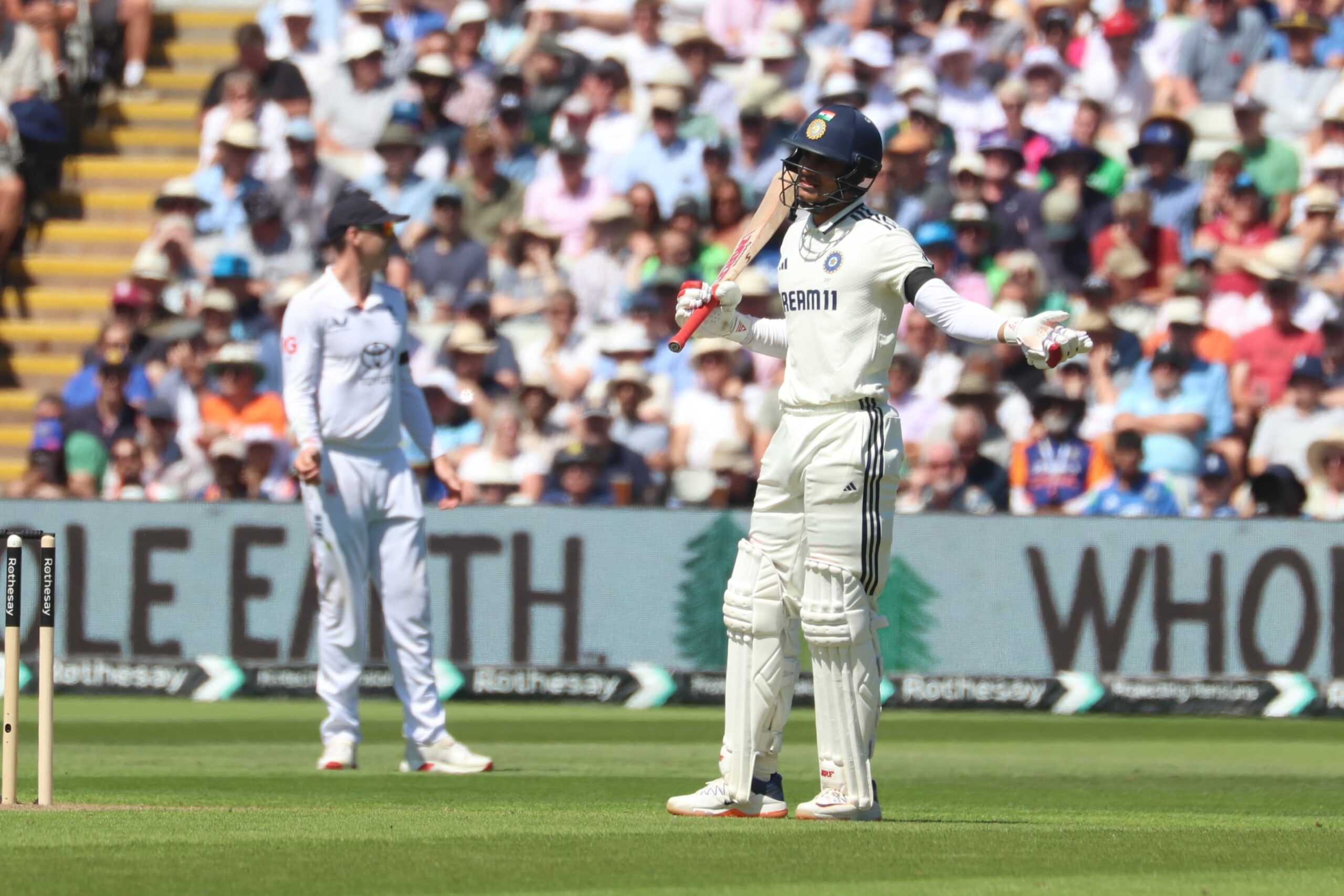 Shubman Gill at Edgbaston (PC: Debasis Sen)