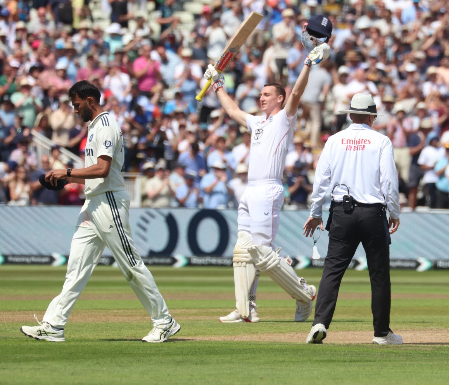 ENG vs IND: Harry Brook Hits Century in Style as England Fight Back Against India Harry Brook