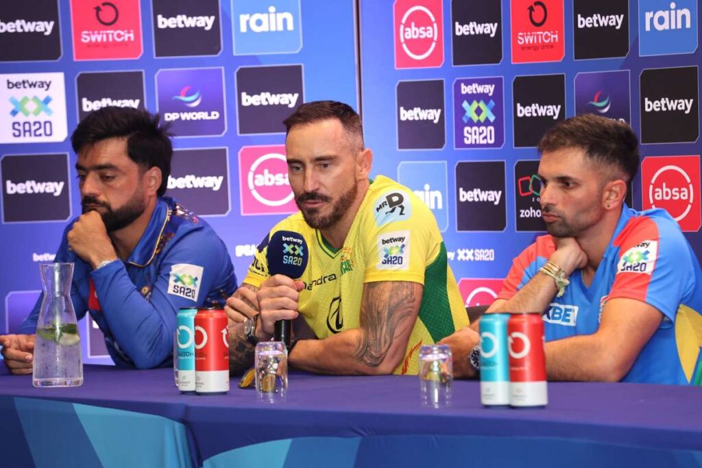 SA20: Faf du Plessis, Rashid Khan Retained as Captains; Markram, Maharaj Released by Franchises