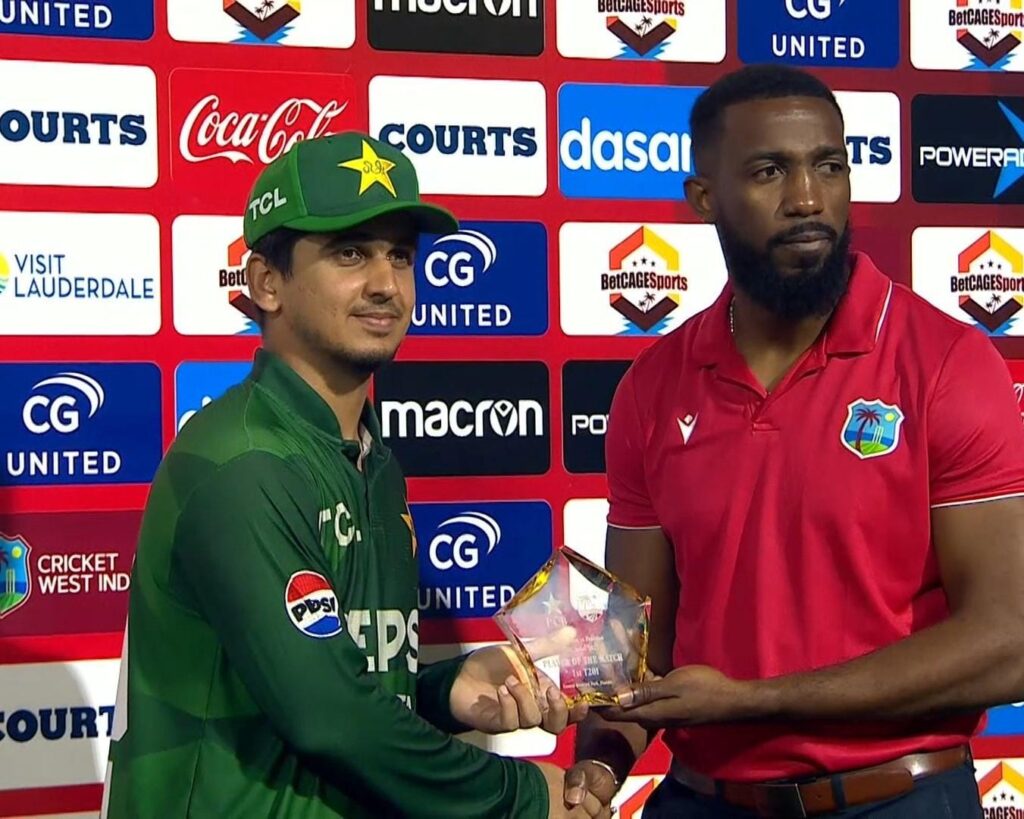 WI vs PAK: Ayub’s all-round heroics help Pakistan sink West Indies in 1st T20I Ayub