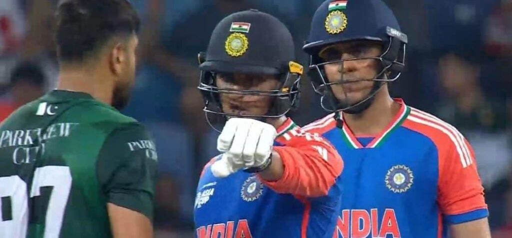 Abhishek Sharma and Haris Rauf Exchange Heated Words Abhishek_and_ Rauf