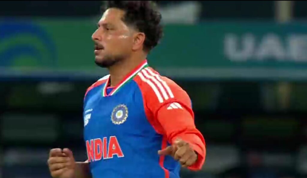IND vs UAE: Kuldeep Yadav Bags Second Four-Fer on T20I Return Kuldeep_Yadav
