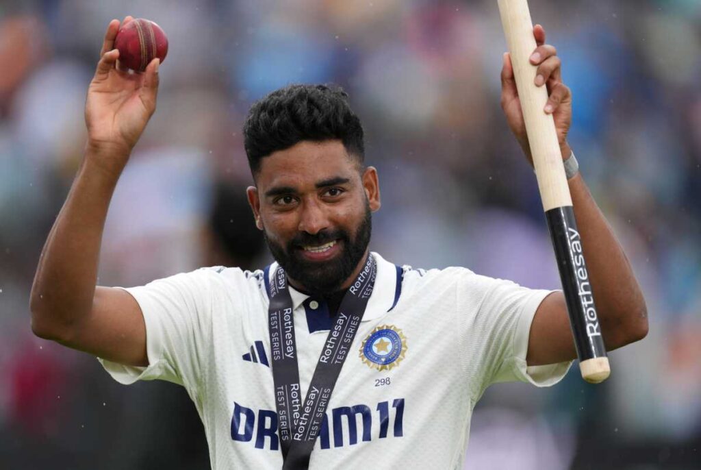 Siraj nominated for ICC player of the month award Siraj