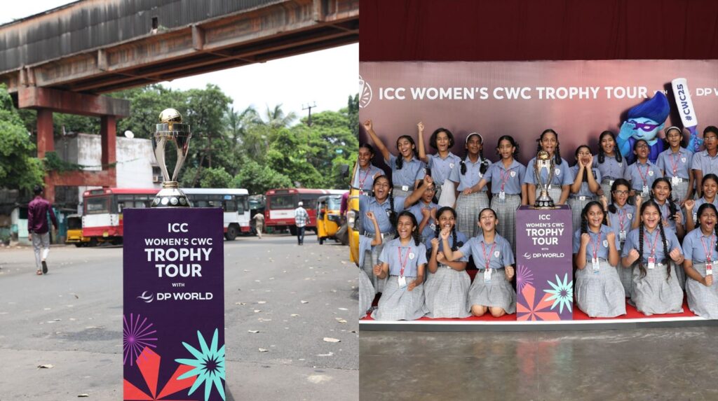 ICC Women’s Cricket World Cup 2025 Trophy Tour with DP World completes its visit to Visakhapatnam