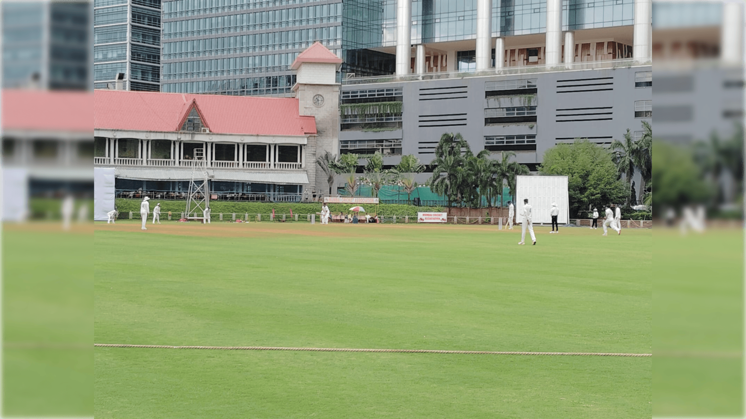 Rahane makes statement on rain-curtailed day