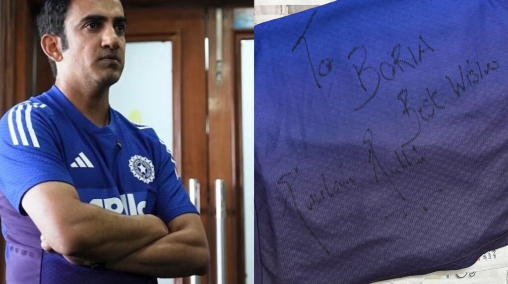 Does a signed Gambhir jersey mean objectivity has gone for a toss?