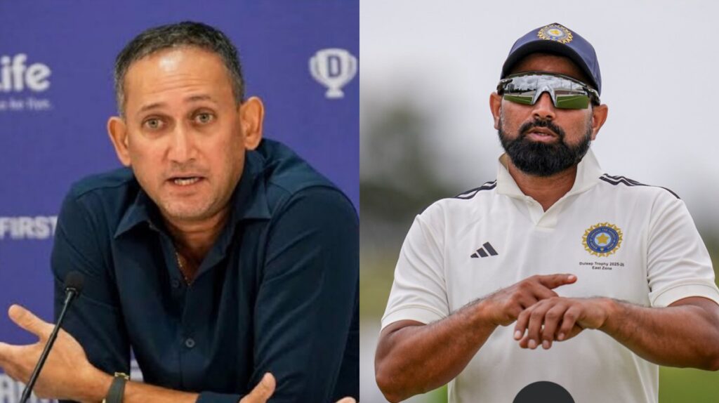Shami can be back if fit and performing: Chief selector Agarkar Agarkar_and_Shami