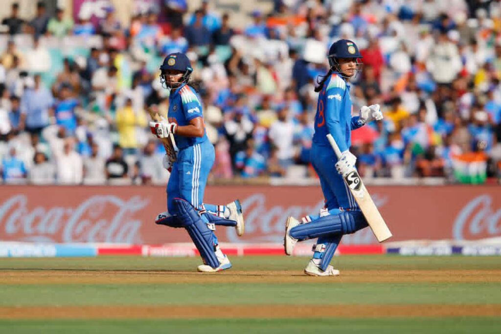 Centuries by openers and Jemimah blast help India to record total