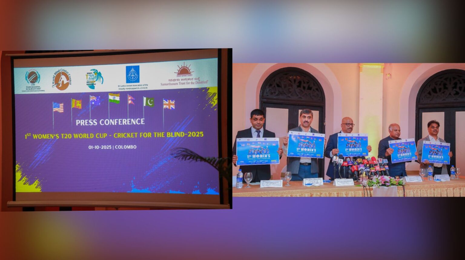 Sri Lanka Comes on Board as Co-Host for Inaugural Women’s T20 World Cup – Cricket for the Blind 2025