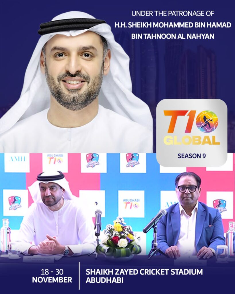 Abu Dhabi T10 welcomes esteemed patronage to strengthen global cricket footprint ADT10