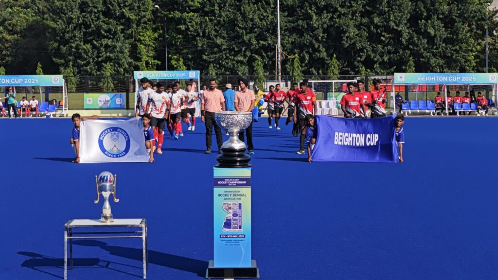 Beighton Cup 2025 starts off in style at the Vivekananda Yubabharati Hockey Stadium