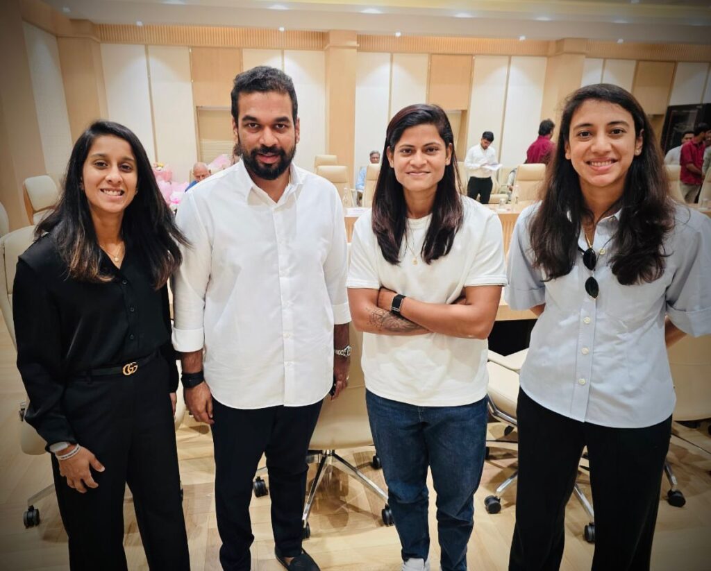 MCA_CM_Radha Yadav_Jemimah Rodrigues_Smriti Mandhana