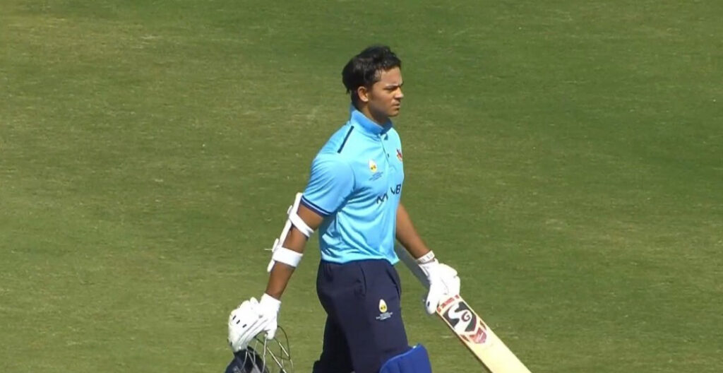 SMAT 2025/26: Yashasvi Jaiswal’s blazing century powers Mumbai to Record chase vs Haryana