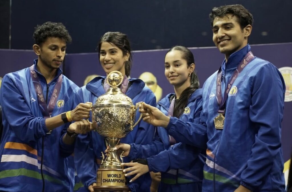 India Rewrite History: Maiden Squash World Cup Triumph on Home Court in Chennai