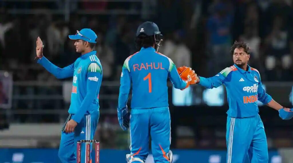 IND vs NZ: Gill Admits Bowling Let India Down in Rajkot Defeat Gill_and_Kuldeep